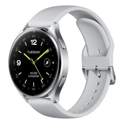 XIAOMI – Xiaomi Watch 2 Caja plata y correa gris claro Smartwatch.