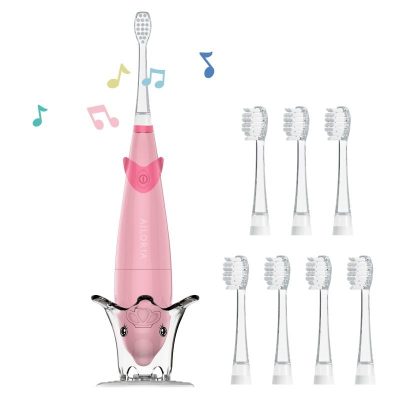 Ailoria Bubble Brush Cepillo de Dientes Infantil Sónico Cotton Candy