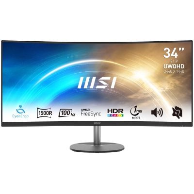 MSI PRO MP341CQ 34″ LED UWQHD 100Hz Curva