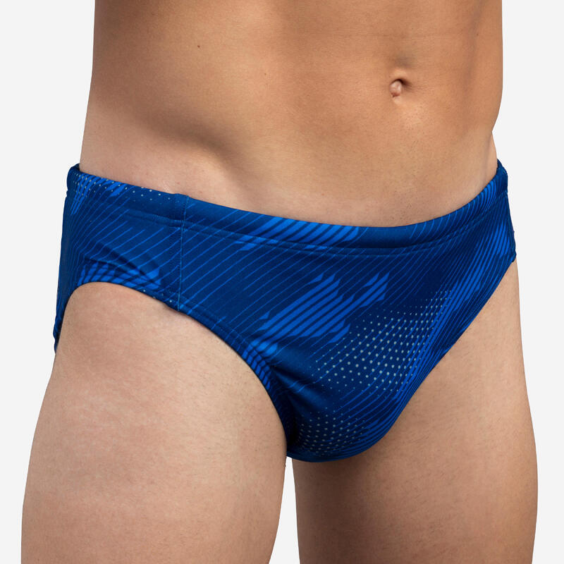 Bañador Hombre slip Waterpolo azul marino