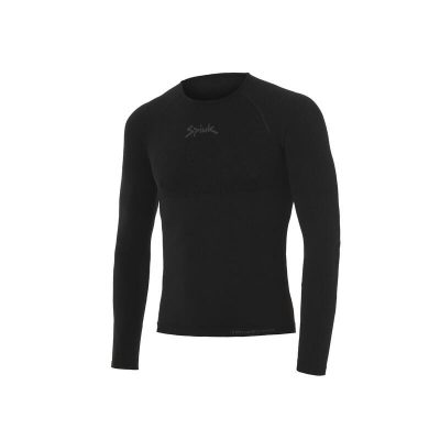 Camiseta térmica de ciclismo manga larga adulto Spiuk Top Ten negra
