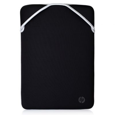 HP – Funda protectora reversible HP para portátiles hasta 15,6′ negro/plata.