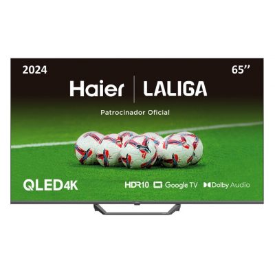 Haier – TV QLED 165cm (65′) Haier H65S80EUX S80E Series, UHD 4K, Smart Google TV, HDR10.