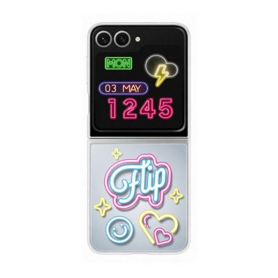 Samsung – Funda Samsung Flipsuit transparente para Galaxy Z Flip6.