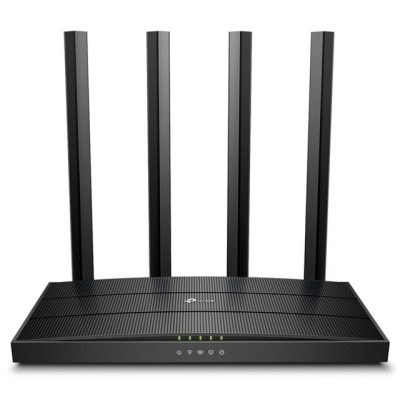TP-LINK – Router Wi-Fi TP-Link Archer C6 Doble Banda AC1200 MU-MIMO.