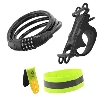 T’nB – Pack 3 en 1 T’nB UrbanMoov con soporte de smartphone, antirrobo y 2 reflectantes.