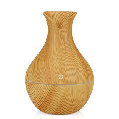 Basik Line Little Humidificador con Difusor de Aroma de 130ml LED Marrón Claro