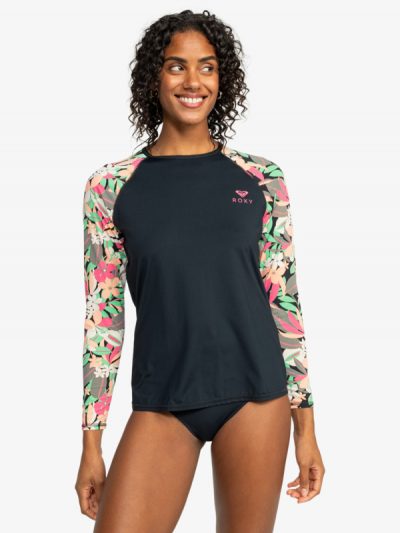Printed – Licra de manga larga y cremallera para Mujer