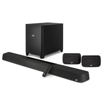 Polk Audio – Barra de sonido Polk Audio Magnifi Max AX SR con altavoces surround y subwoofer inalámbricos.