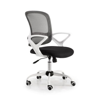 Euromof Lisboa Silla de Oficina Blanca/Negra