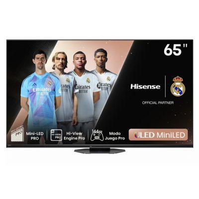 Hisense – TV MiniLED 165cm (65′) Hisense 65U8NQ UHD 4K Smart TV.