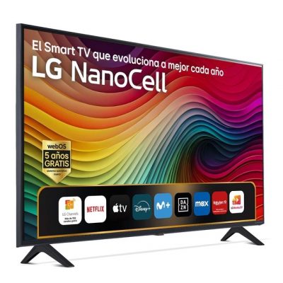 LG – TV LED NanoCell 108cm (43′) LG 43NANO81T6A 4K con Smart TV WebOS24 (Reacondicionado Grado A).