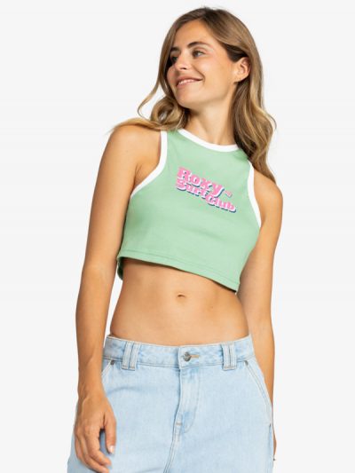 Surfs Life – Top Crop Sin Mangas  para Mujer