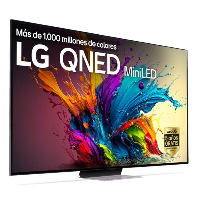 LG – TV QNED MiniLED 189cm (75′) LG 75QNED91T6A 4K con Smart TV WebOS24 (Reacondicionado Grado A).