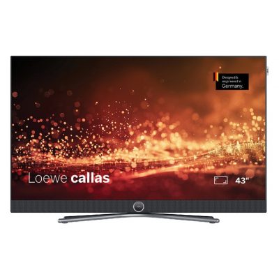 LOEWE – TV LED 108 cm (43») Loewe Callas 43 UHD 4K, HDR, Wi-Fi y Smart TV, sonido frontal 60W (Reacondicionado Grado A).