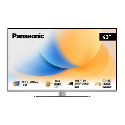 Panasonic – TV LED 108 cm (43′) Panasonic TV-43W93AE6, UHD 4K, Full Array LED / Ultra local dimming, Dolby Vision IQ, Smart TV (Reacondicionado grado A).