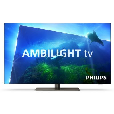 Philips – TV OLED 164cm (65′) Philips 65OLED818/12 UHD 4K, Ambilight 3 lados, Google TV, P5 AI Intelligent, HDR10 / HDR10+, Dolby Vision, Smart TV.