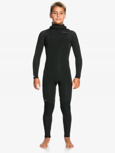 5/4/3mm Everyday Sessions – Traje de surf con cremallera en el pecho y capucha para Chicos 8-16