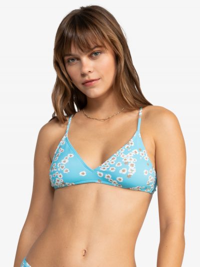 Printed Beach Classics – Top de bikini de triángulo para Mujer