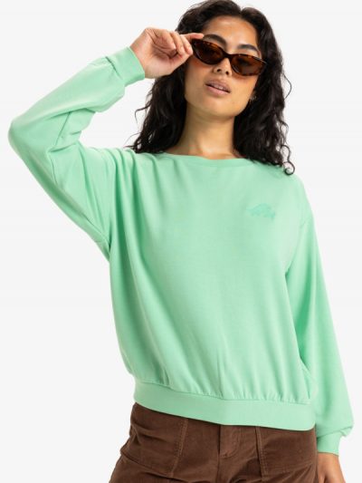 Surfing By Moonlight – Top con cuello redondo para Mujer