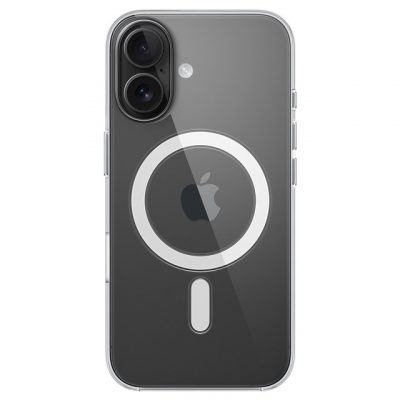 Apple – Funda transparente Apple con MagSafe para iPhone 16.