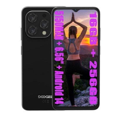Smartphone DOOGEE N55 Pro 6GB RAM 256GB 4G 5150mAh Android 14 Dual SIM