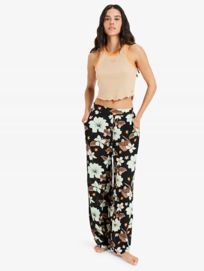 Midnight Avenue Crinkle – Pantalón on cintura elástica para Mujer