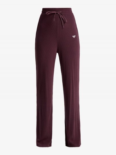 Rise & Vibe New Rib Wide Leg – Pantalón deportivo para mujer