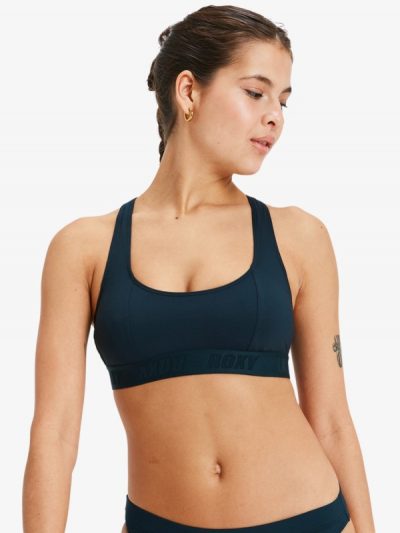 Roxy Active Colorblock – Top de bikini bralette para mujer