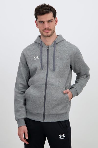 UA Rival – Gris – Sudadera Capucha Hombre talla L