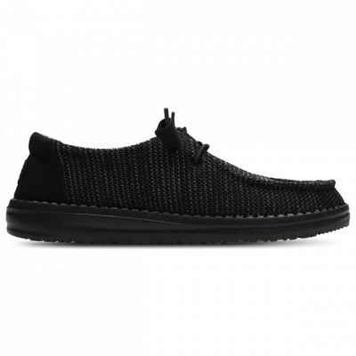 HEYDUDE Wendy Stretch Sox Mujer Zapatillas – Negro – Talla 39 – Loneta