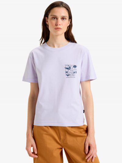 Tilebloom – Camiseta de manga corta serigrafiada para Mujer