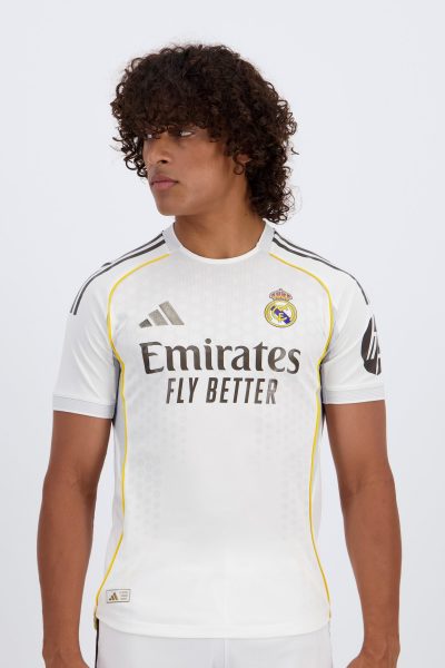 Camiseta R. Madrid 1ª Eq. 25/26 – Blanco – Hombre talla M