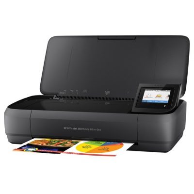 HP – Impresora Multifunción HP OfficeJet 250 Mobile, WiFi, USB, color, impresión inalámbrica y móvil.