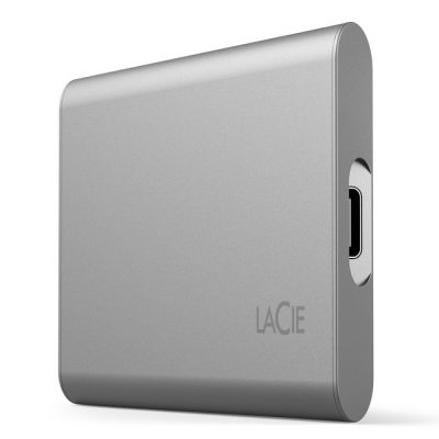 LaCie – Disco SSD externo LaCie Portable, 1 TB, USB-C.