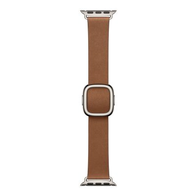 Apple – Correa con hebilla moderna 42mm en color Caramelo Talla L.