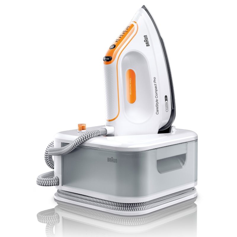Braun – Centro de planchado Braun CaresStyle Compact Pro IS2561WH con golpe extra de vapor.