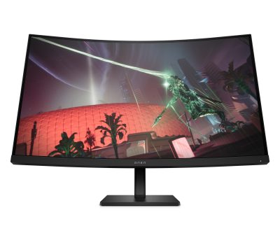 HP – Monitor PC Gaming 80 cm (31,5″) HP OMEN 32c Curvo, 165 Hz, QHD, AMD FreeSync Premium.