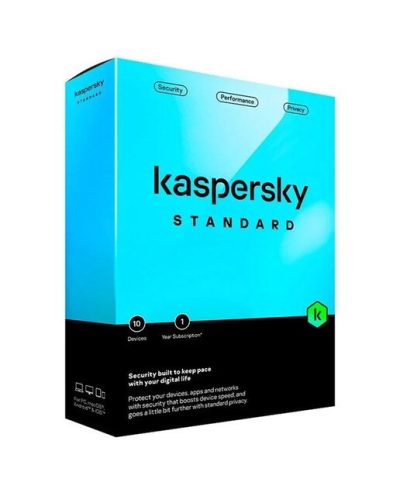 Kaspersky – Kaspersky Standard, 10 dispositivos, 1 año de suscripción.