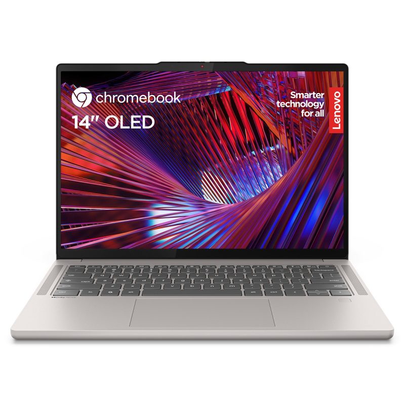 LENOVO – Portátil Lenovo Chromebook PLUS 14M9610, MediaTek Kompanio Ultra-910, 12GB, 128GB UFS, 14″ OLED, ChromeOS.