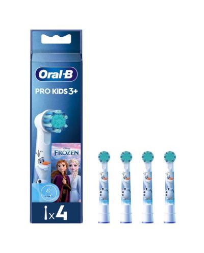 Oral b-Braun – Pack de 4 cabezales de recambio Oral b – Braun Kids Frozen.
