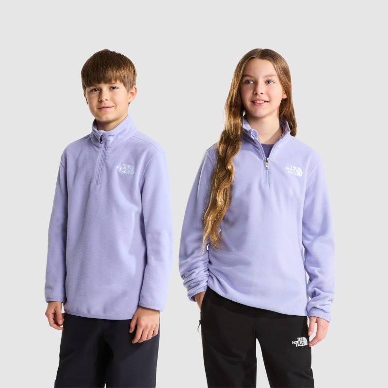 The North Face – Forro polar con cremallera de 1-4 de niños Glacier The North Face.