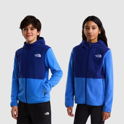 The North Face – Forro polar con cremallera integral para niño Glacier The North Face.