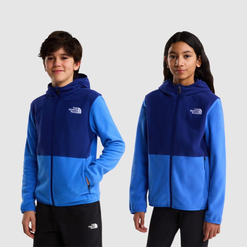 The North Face – Forro polar con cremallera integral para niño Glacier The North Face.