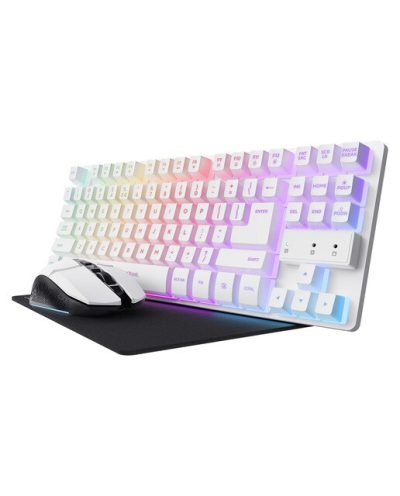 Trust – Pack 3 en 1 Gaming Trust GXT794 blanco.