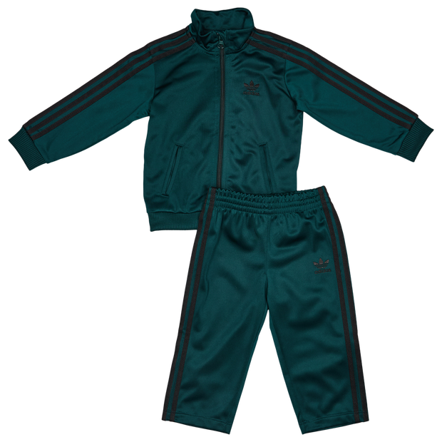 Adidas Firebird Bebé Chándales – Verde – Talla 81 – 86 CM – Poly Tricot