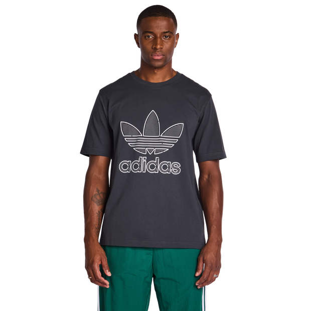Adidas Graphics Hombre Camisetas – Gris – Talla XL