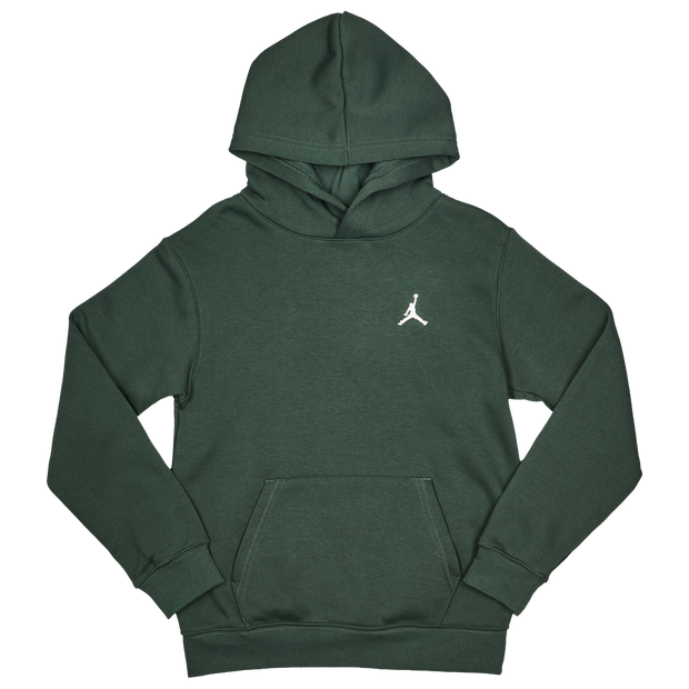 Jordan Brooklyn Niños Sudaderas – Verde – Talla 147 – 158 CM – Borreguillo de algodón