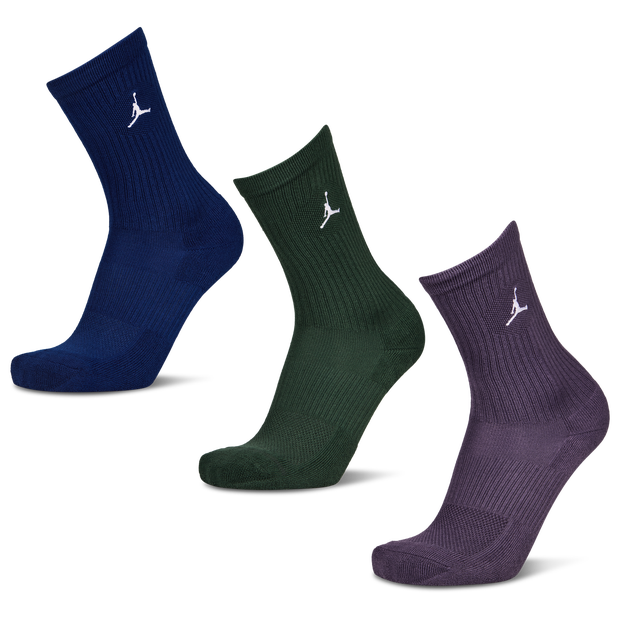 Jordan Everyday Cushioned Crew 3 Pack Unisex Calcetines – Azul – Talla 39 – 42