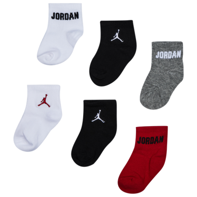Jordan Kids Ankle 6 Pack Unisex Calcetines – Negro – Talla 12 – 24 MONTHS